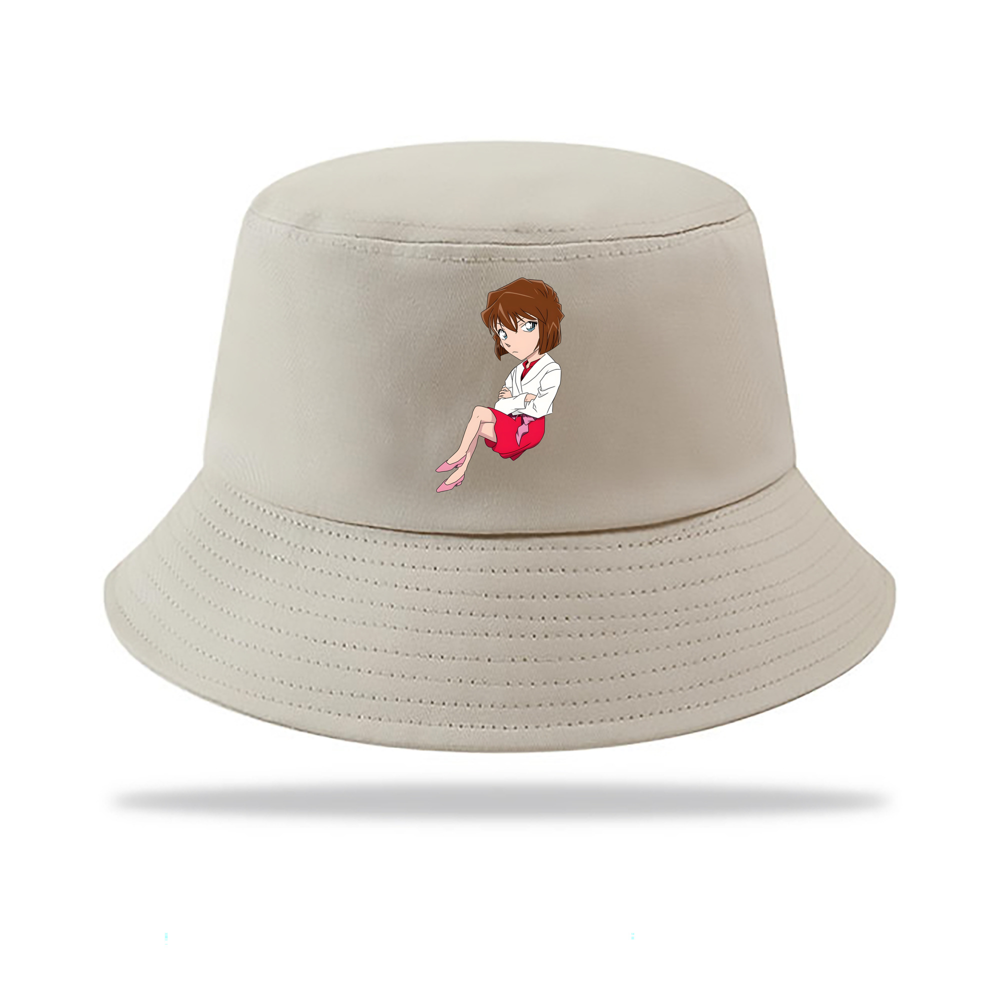 （画像用） 名探偵コナン 灰原 哀 はいばら あい Detective Conan Anita Hailey、Vi Graythorn Haibara Ai アウトドア日除けバケットハット